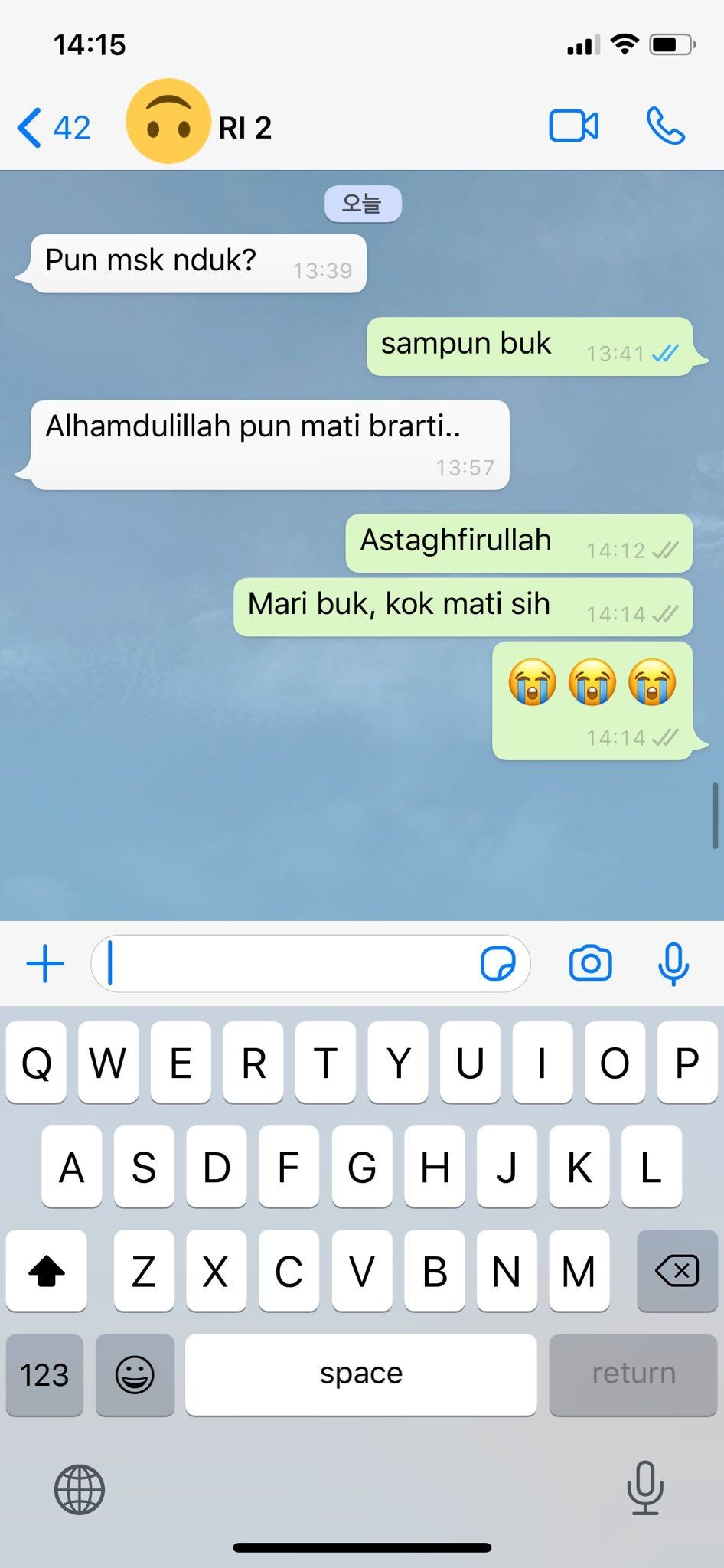 chat ibu bikin salah paham berbagai sumber