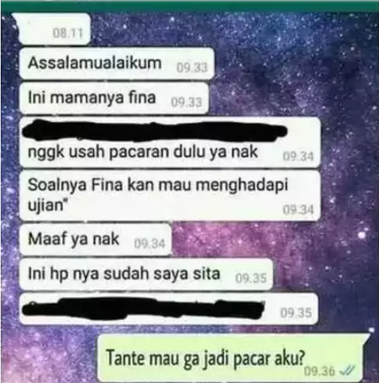 Chat lucu menantu dan mertua ini bikin bikin gemas © X