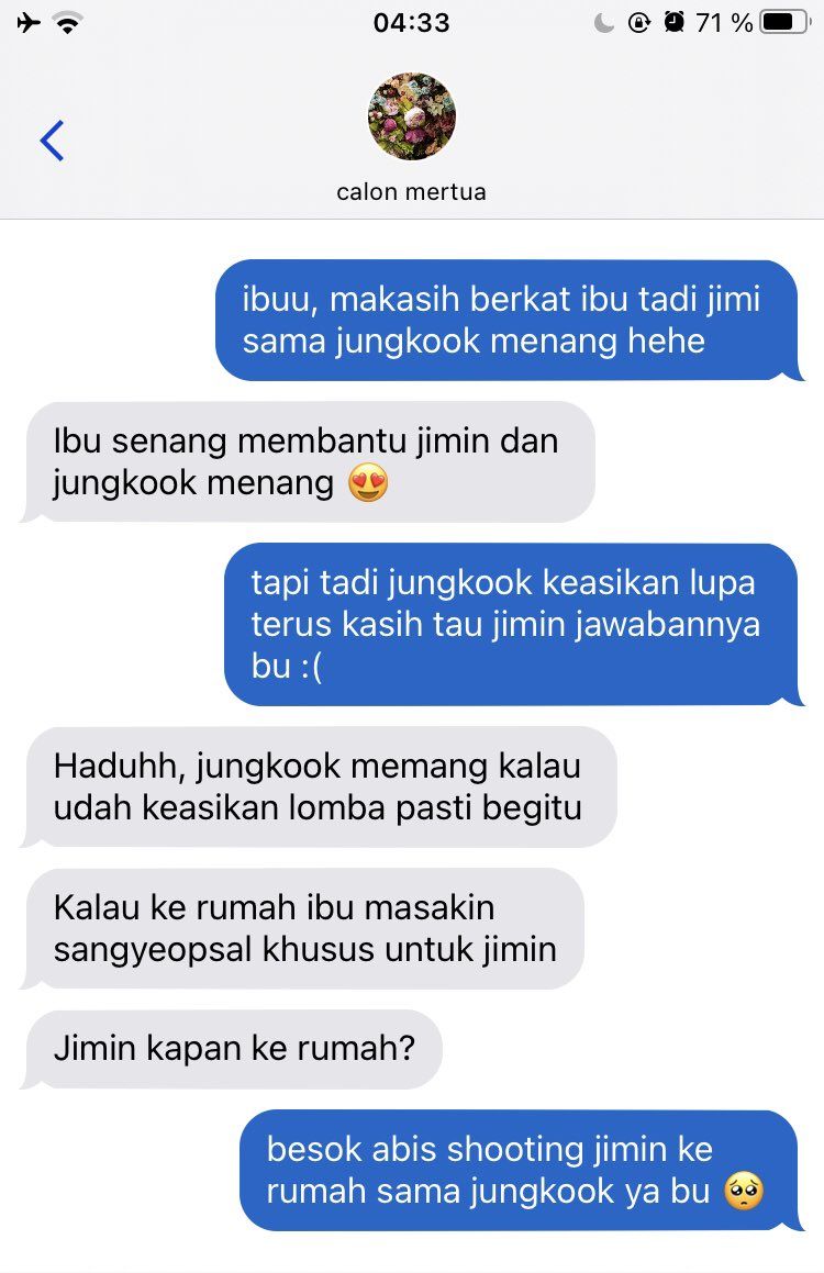 Chat lucu menantu dan mertua ini bikin bikin gemas © X