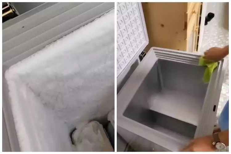 15 Cara mencairkan bunga es freezer, praktis pakai alat dan bahan sederhana