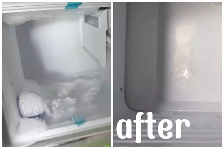 15 Cara mencairkan bunga es freezer, praktis pakai alat dan bahan sederhana