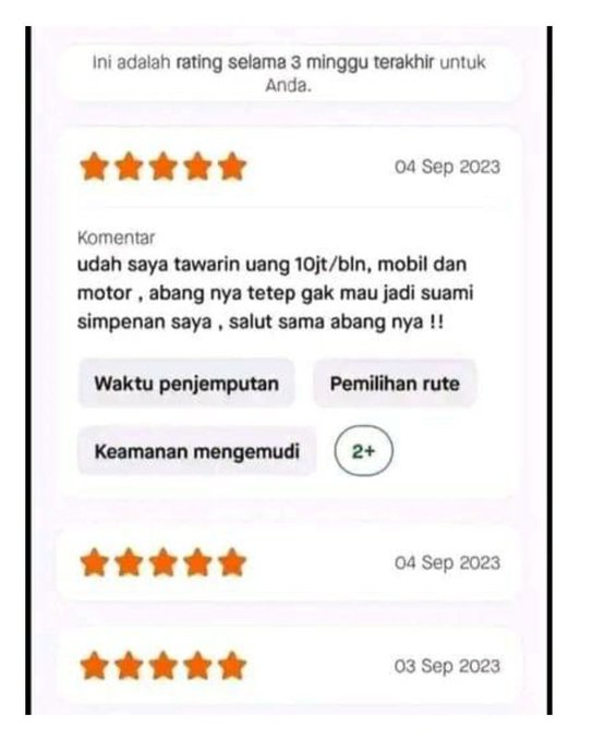 11 Review kocak ojek online ini nyeleneh abis © 2024 berbagai sumber