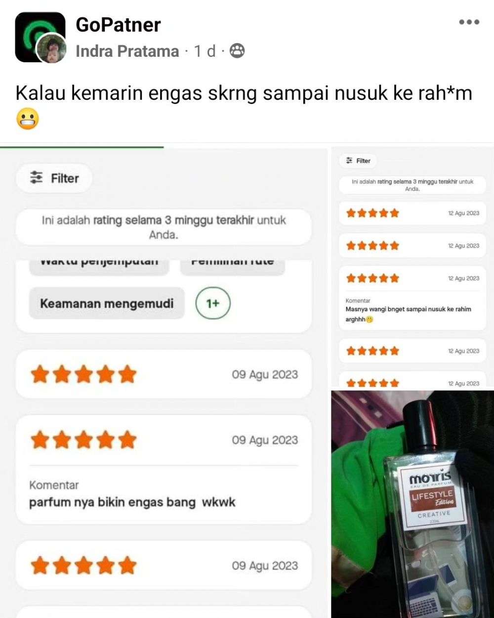 11 Review kocak ojek online ini nyeleneh abis © 2024 berbagai sumber