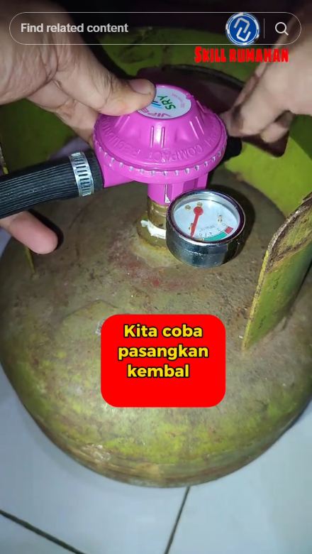 Tanpa ditambal bahan apa pun, begini trik cepat dan aman atasi tabung gas elpiji bocor pakai 1 alat
