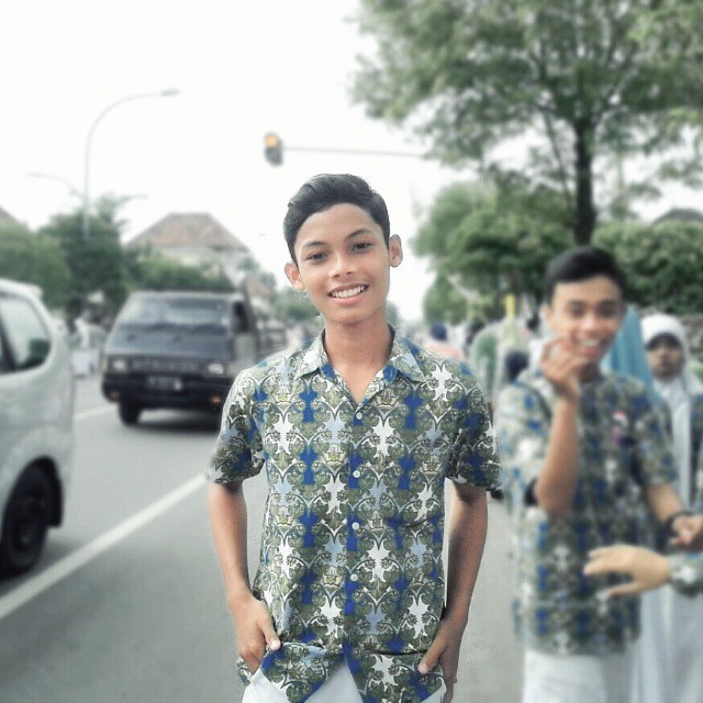 potret tiktok ganta saat sekolah © instagram