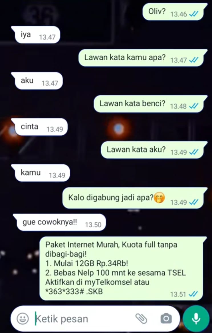 gagal gombal bikin senyum kecut berbagai sumber