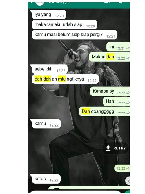 chat lucu gagal bikin senang pacar © berbagai sumber chat lucu gagal bikin senang pacar © berbagai sumber