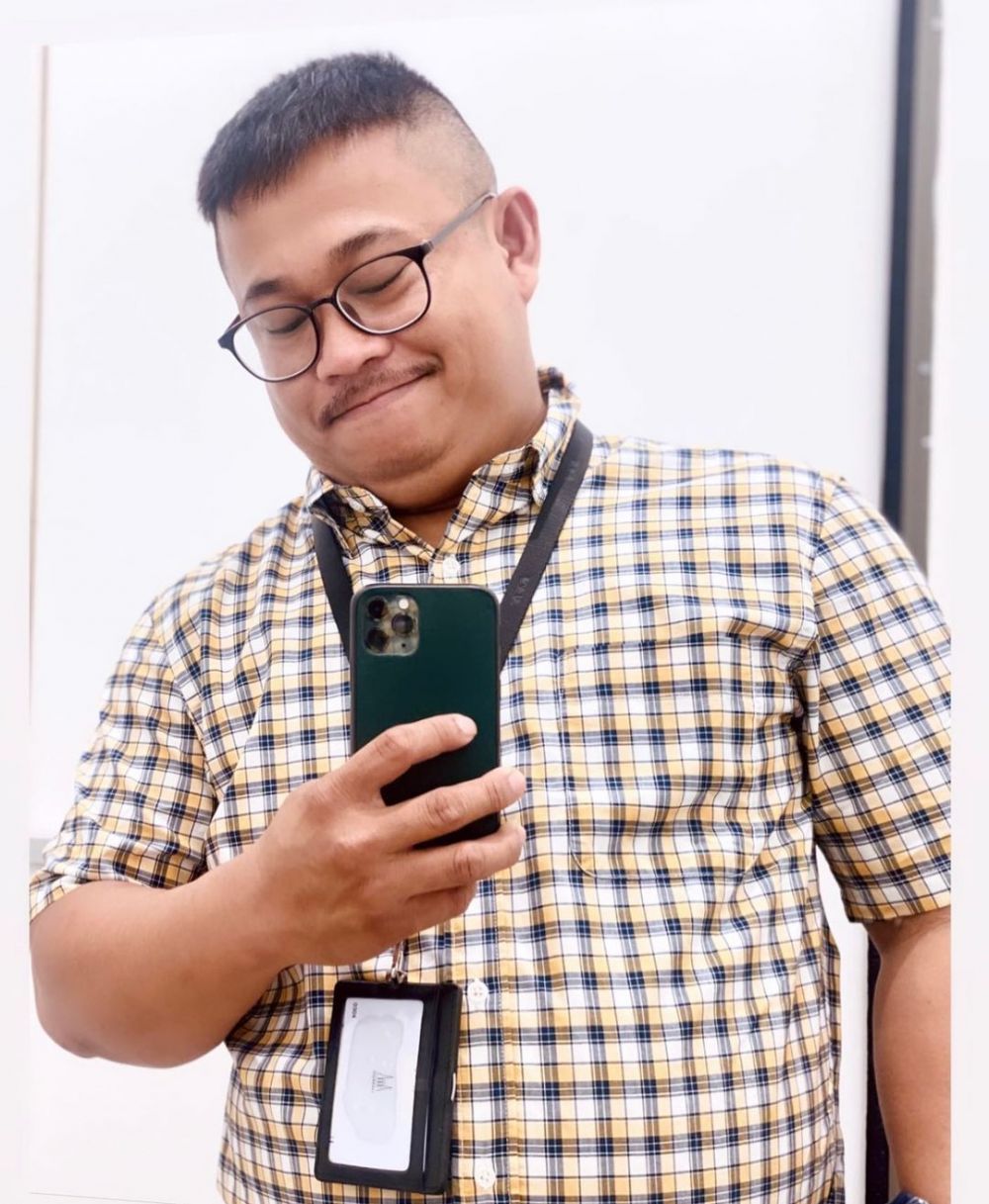 potret wajah asli seleb tiktok abah didi © instagram