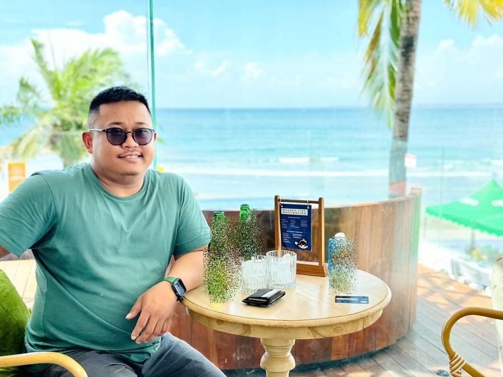 potret wajah asli seleb tiktok abah didi © instagram