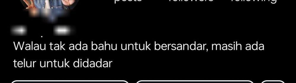 Potret kocak bio Instagram second anak zaman sekarang © X