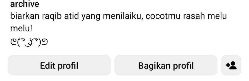 Potret kocak bio Instagram second anak zaman sekarang © X