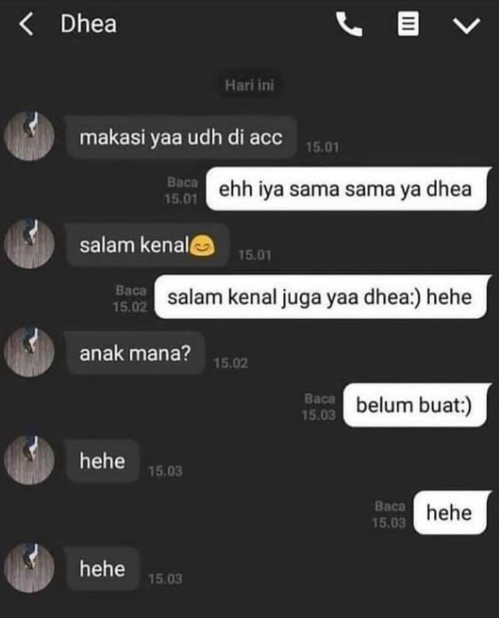 Chat lucu orang gagal paham ini jawabannya polos © X