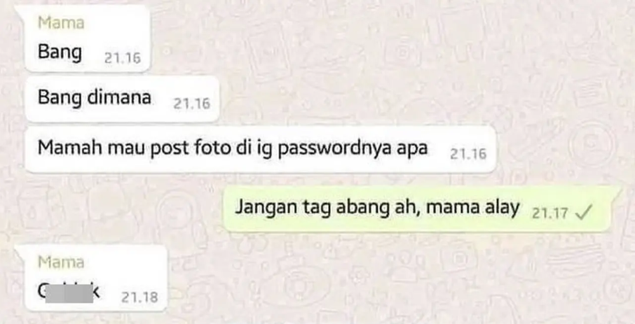 chat lucu emak nanya ke anak ini kocaknya bikin senyum-senyum © X chat lucu emak nanya ke anak ini kocaknya bikin senyum-senyum © X