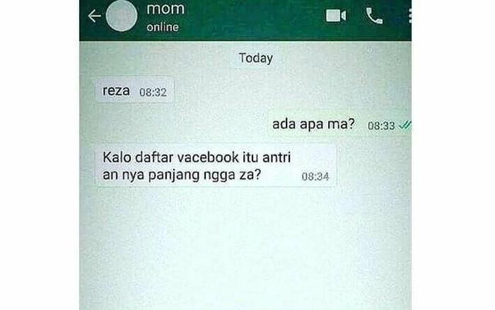 chat lucu emak nanya ke anak ini kocaknya bikin senyum-senyum © X