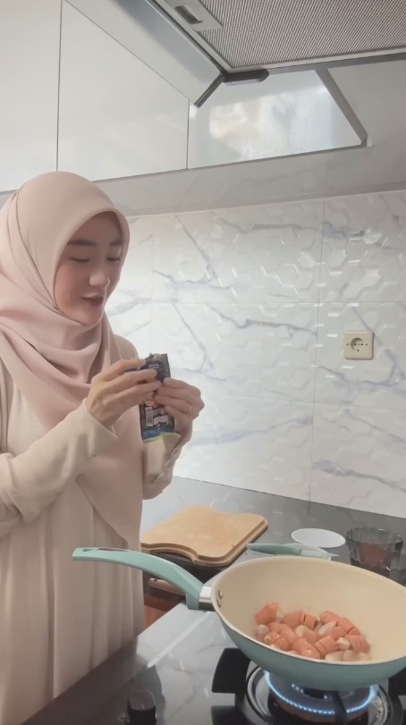 dapur rumah larissa chou © 2024 brilio.net