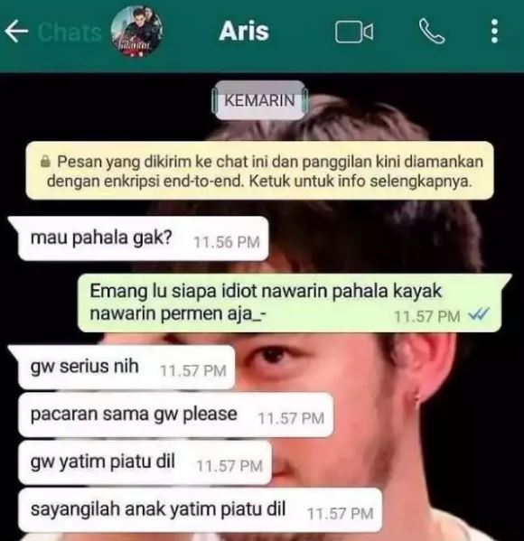 Chat lucu menolak godaan selingkuh Berbagai sumber