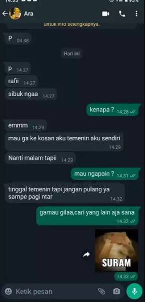 Chat lucu menolak godaan selingkuh Berbagai sumber
