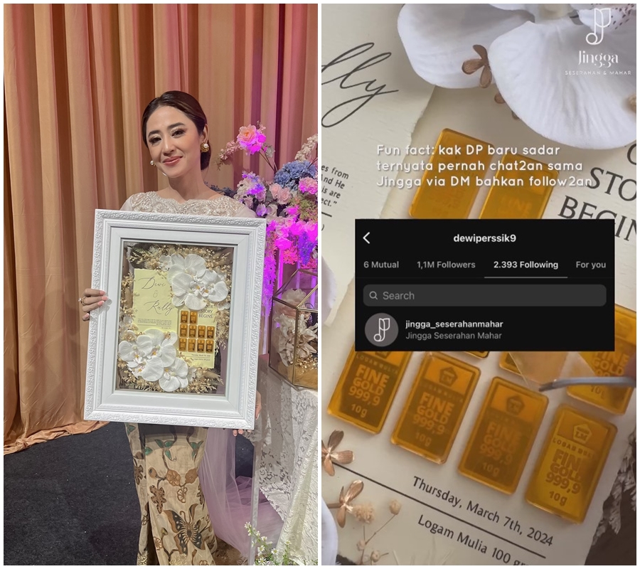 uang seserahan Dewi Perssik  © 2024 brilio.net