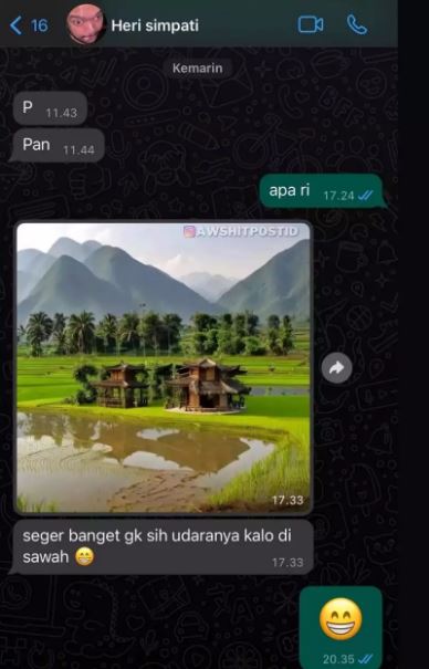Chat lucu kelakuan teman saat pinjam uang Berbagai sumber
