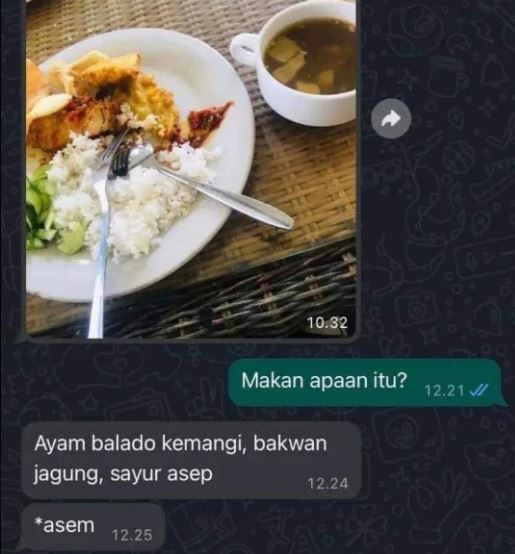 chat lucu niat perhatian ke pacar tapi typo Berbagai sumber