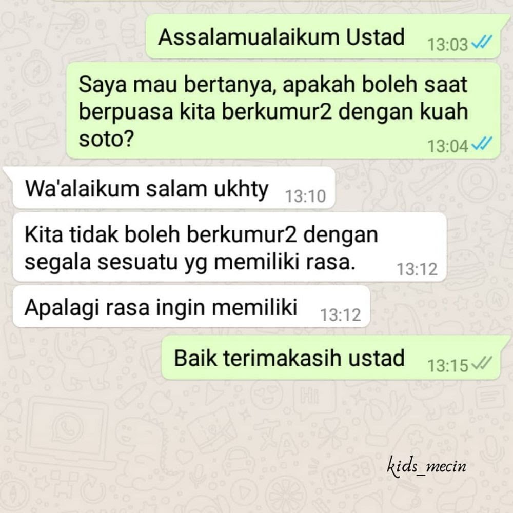 chat lucu batal puasa berbagai sumber