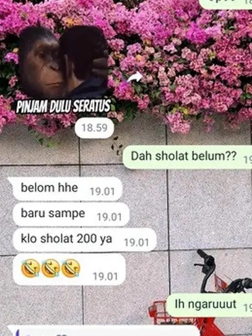 chat minjam duit kocak berbagai sumber