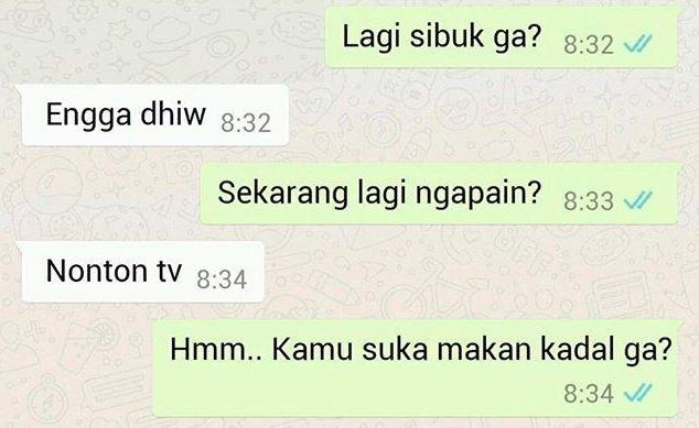 Chat lucu jomblo berusaha PDKT endingnya ngenes Berbagai sumber