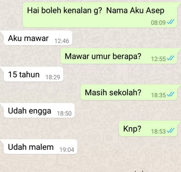Chat lucu jomblo berusaha PDKT endingnya ngenes Berbagai sumber