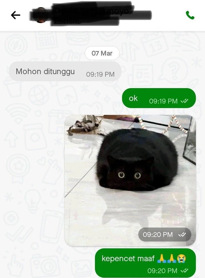 chat lucu reaksi driver ojek online ini bikin ngenes © 2024 brilio.net