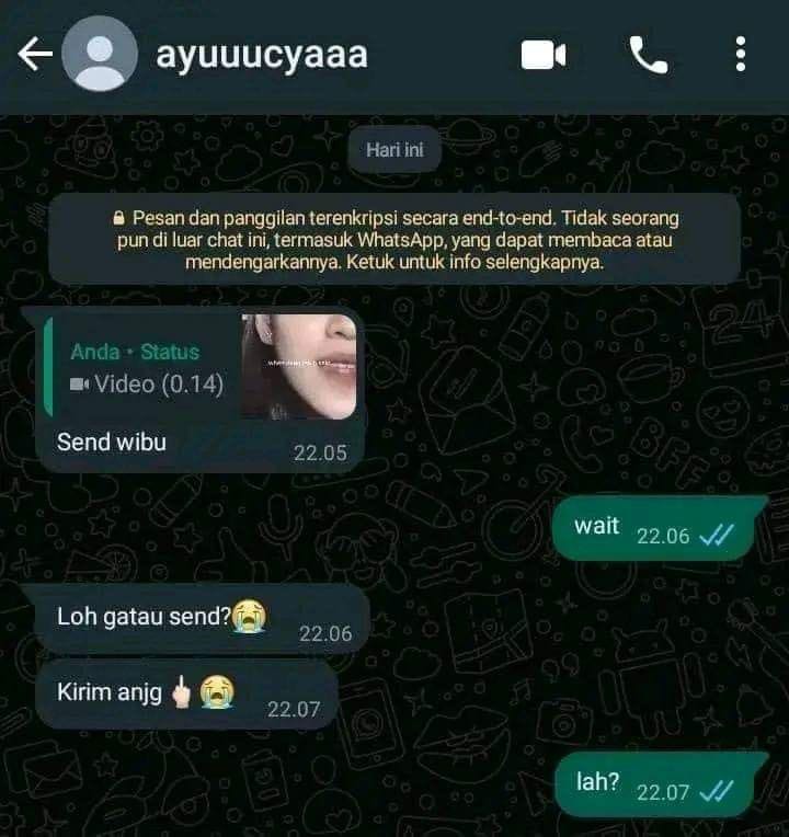 chat lucu tidak ngerti istilah berbagai sumber