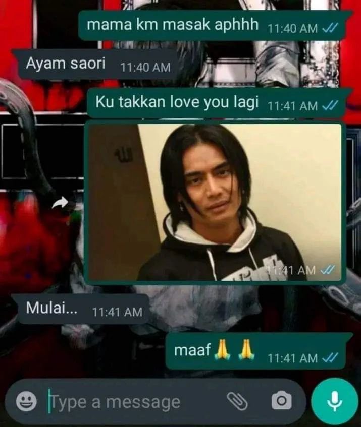 chat lucu malah nyanyi berbagai sumber