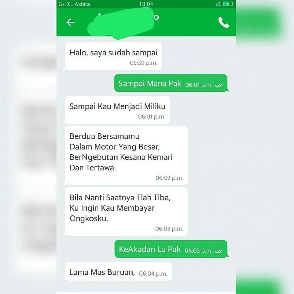 chat lucu malah nyanyi berbagai sumber