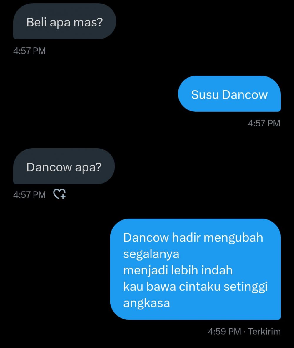 chat lucu malah nyanyi berbagai sumber