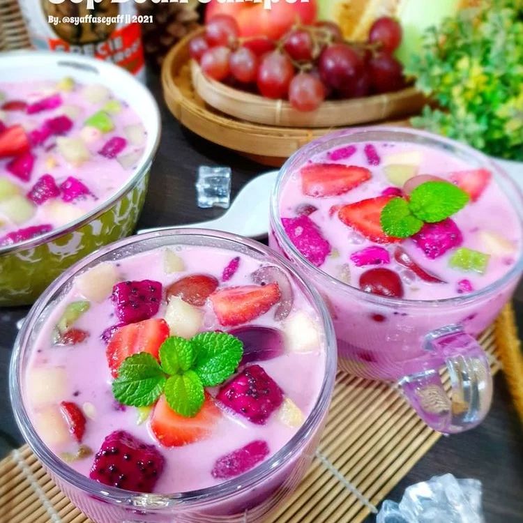 17 Resep sop buah istimewa, segar, praktis, dan manis, andalan buat buka puasa