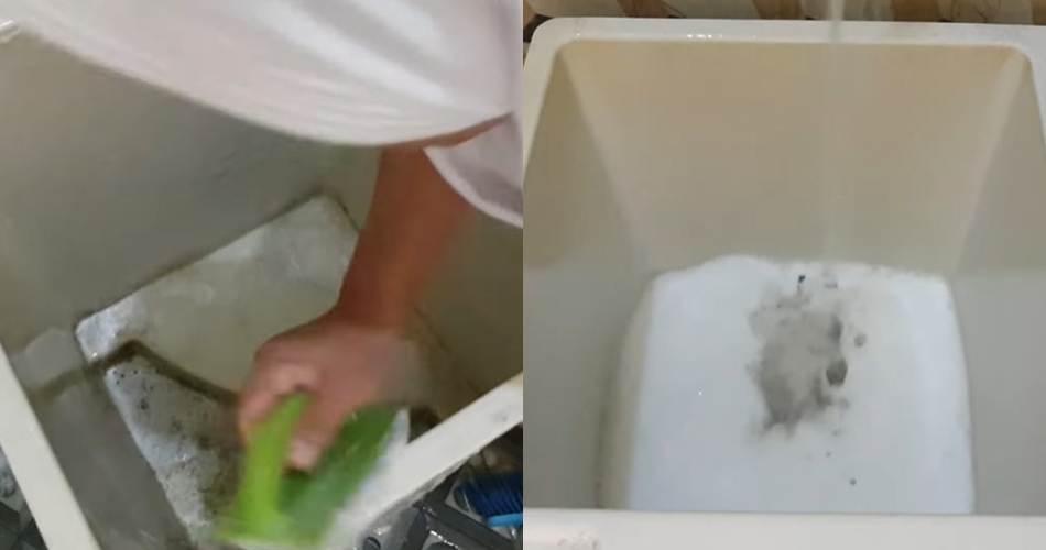 Tanpa diolesi sitrun, cara emak-emak bersihkan kerak hitam di bak mandi ini cuma tambah 1 bahan dapur