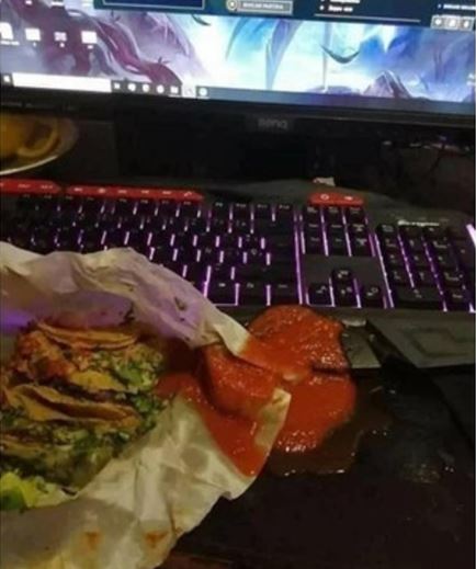 Momen apes keteledoran pemilik laptop © Instagram Momen apes keteledoran pemilik laptop © Instagram