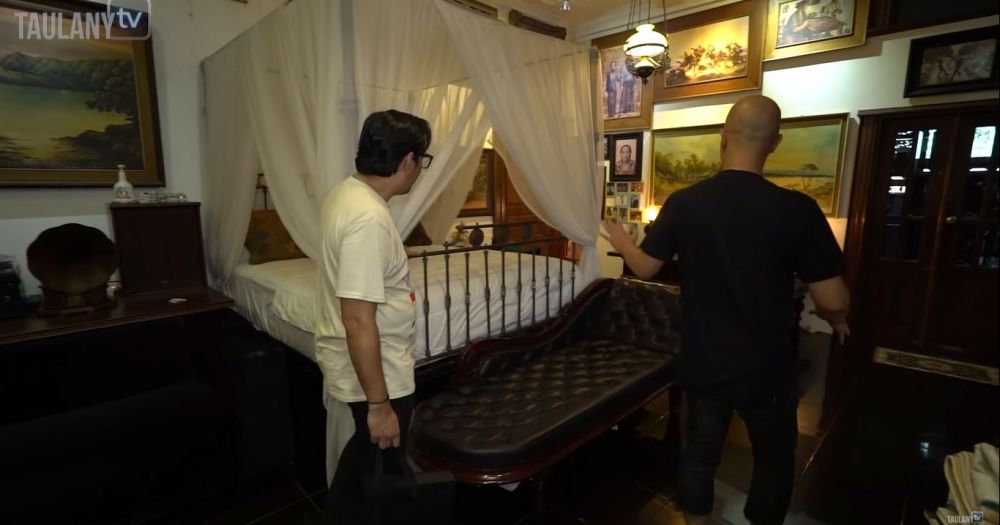 kamar Ahmad Dhani ada kasur antik © YouTube kamar Ahmad Dhani ada kasur antik © YouTube