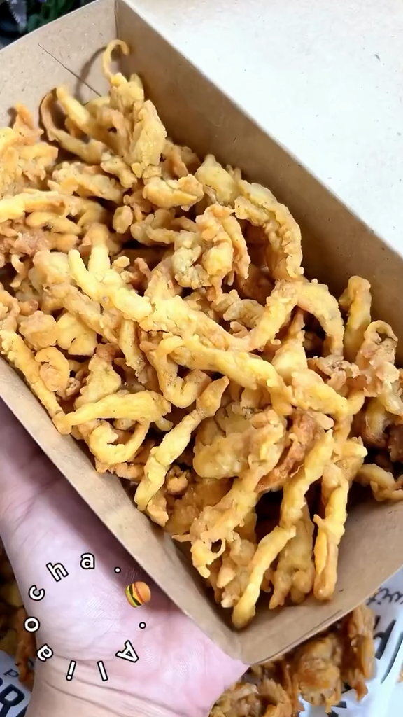 Tak pakai baking powder, ini trik goreng jamur tiram krispi agar lebih keriting dan renyah tahan lama