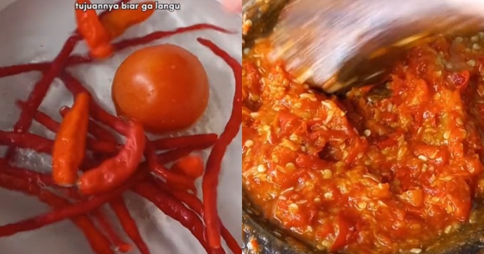 Tanpa digoreng, trik wanita masak terong balado ini ampuh turunkan berat badan 26 kg