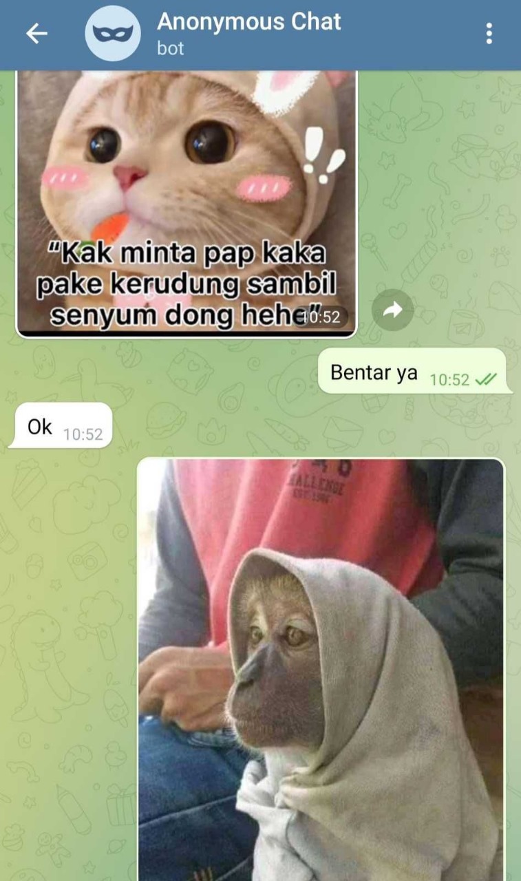 Chat lucu minta PAP © X Chat lucu minta PAP © X