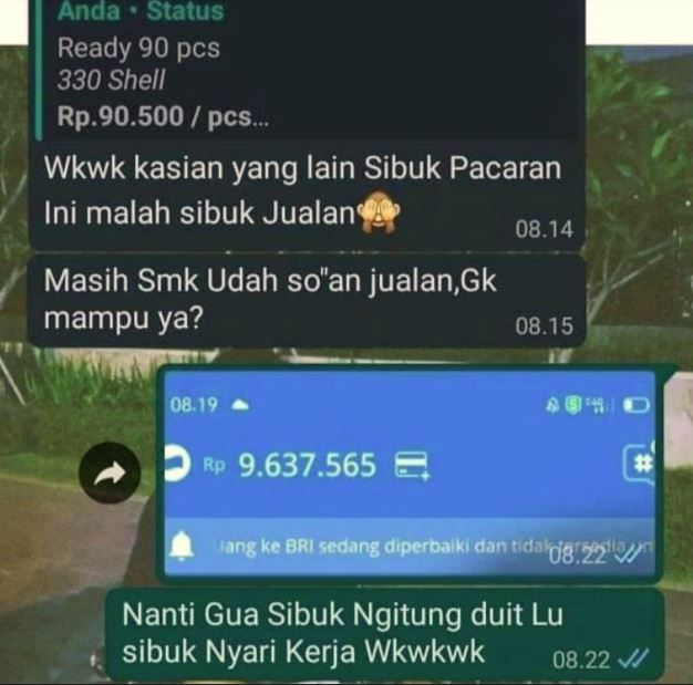 Chat lucu meremehkan Berbagai sumber