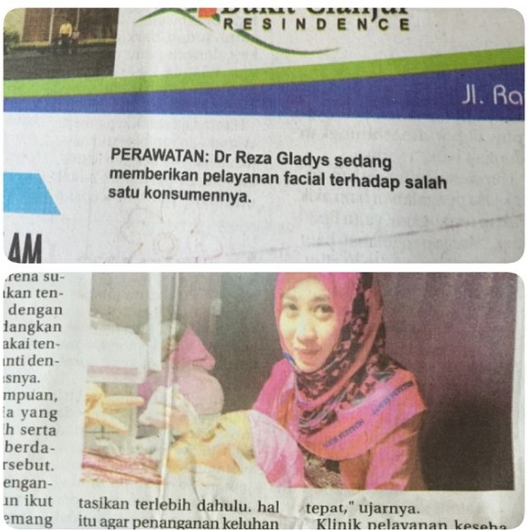 transformasi bos skincare Reza Gladys © berbagai sumber