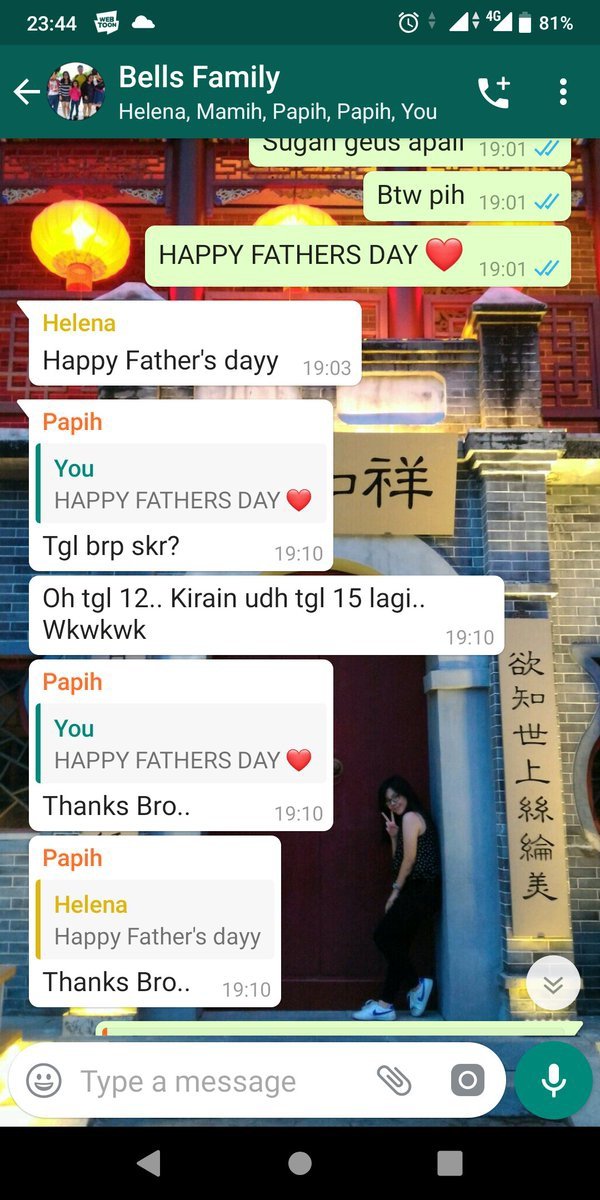 chat kocak sama ayah random berbagai sumber