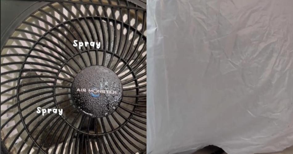 Bukan dibongkar, ini trik bersihkan debu kipas angin biar kembali cling cukup pakai 2 bahan dapur