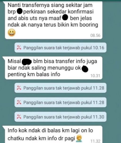 Chat lucu ketika anak kos ditagih uang sewa Berbagai sumber Chat lucu ketika anak kos ditagih uang sewa Berbagai sumber