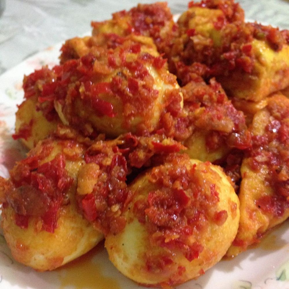 13 Resep telur balado istimewa untuk sahur, enak, sederhana, dan bikin nagih