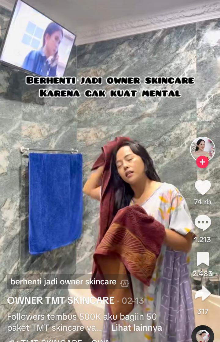 Rumah bos skincare Tri Wahyuni TikTok