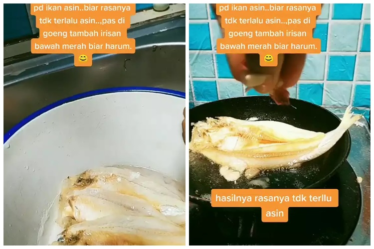 15 Cara mengurangi rasa asin pada ikan asin, andalkan alat dan bahan sederhana