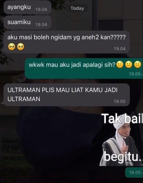 chat lucu ngidam berbagai sumber