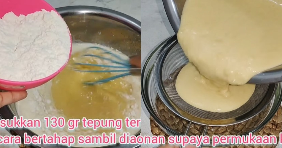 Jangan cuma menyaring adonan, ini trik agar kue lumpur lembut dan permukaannya tak berlubang-lubang